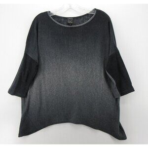 Clara Sun Woo Sweater Medium Pullover Ombre Oversized Crewneck USA